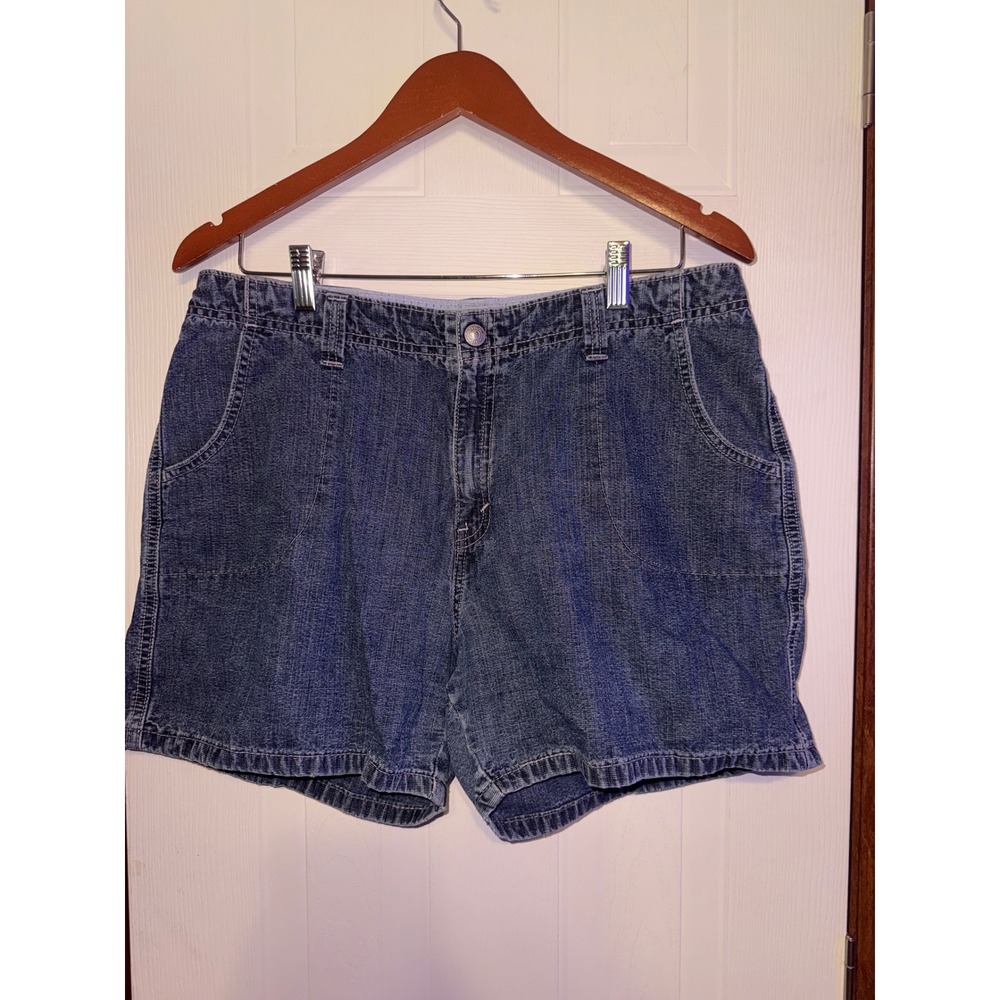 Levi Strauss & Co Denim Shorts Blue Utility Pocket Size 14 MIS 38975-6215